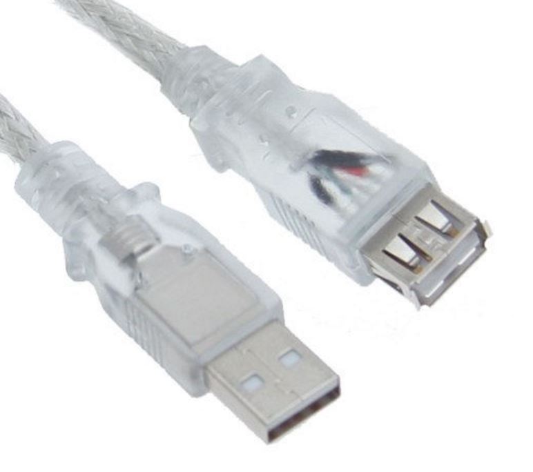 Astrotek USB 2.0 Extension Cable 3m - Type A Male to Type A Female Transparent Colour RoHS Astrotek USB 2.0 Extension Cable 3m - Type A Male to Type A Female Transparent Colour RoHS